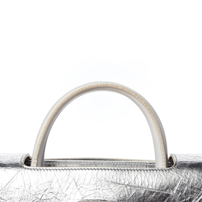 Christian Dior Metallic Calfskin Medium Diorever Flap Silver 15 of 19