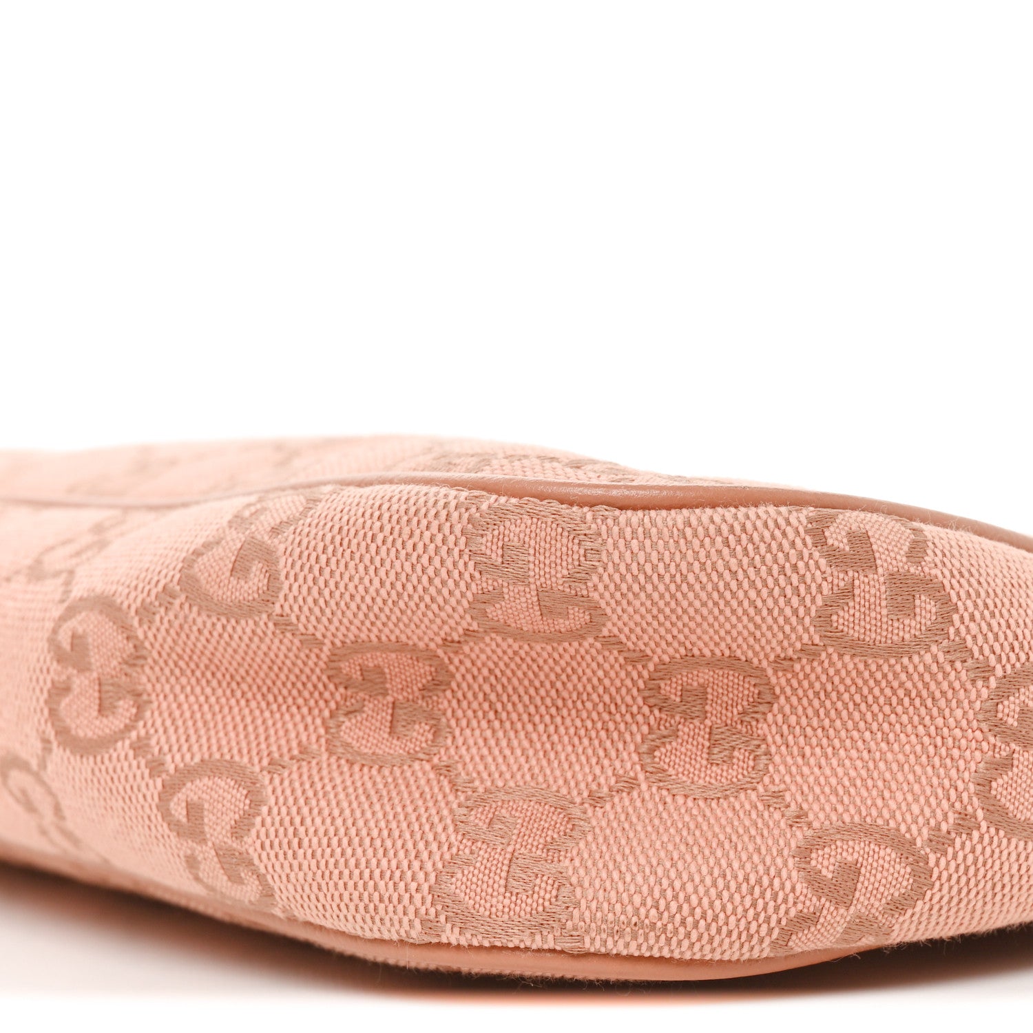 Gucci Monogram Textured Dollar Calfskin Small Ophidia Hobo Cloche Rose Pink Cloche Rose Pink 10 of 10