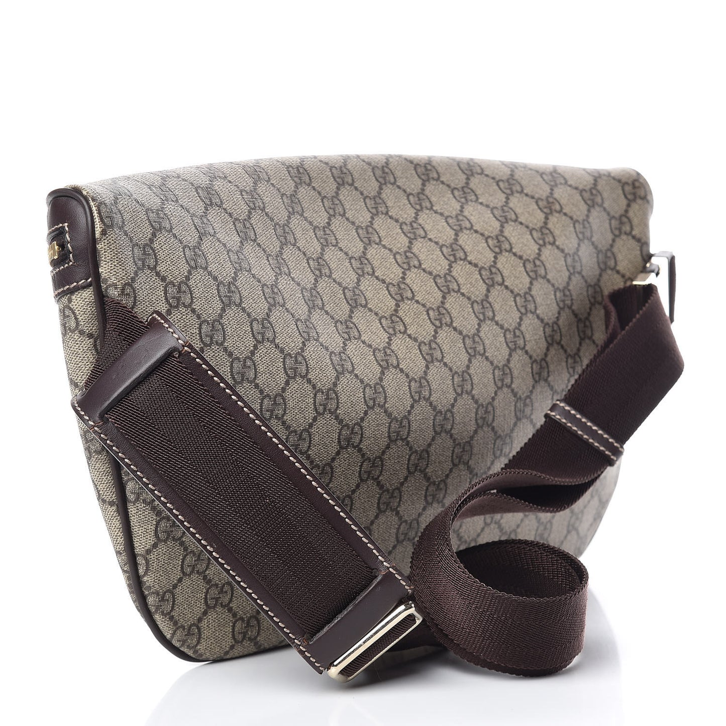 GG Plus Monogram Belt Bag Dark Brown