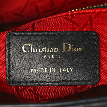 Christian Dior Lambskin Cannage Small My ABCDior Lady Dior Black 6 of 8