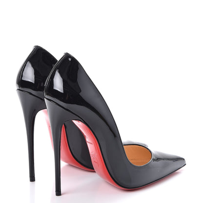 Christian Louboutin Patent So Kate 120 Pumps 37 Black 4 of 8