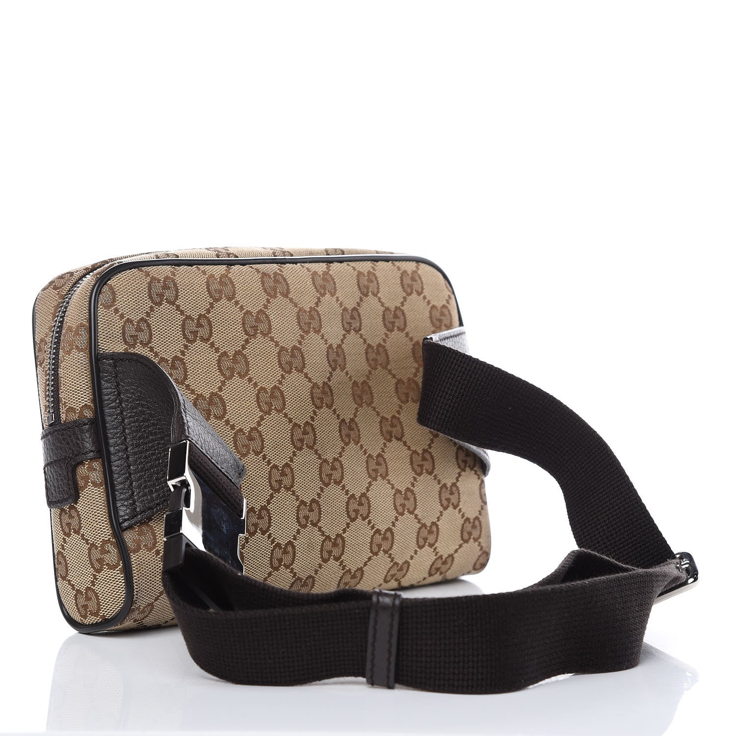 Gucci Monogram Belt Bag Dark Brown 3 of 9