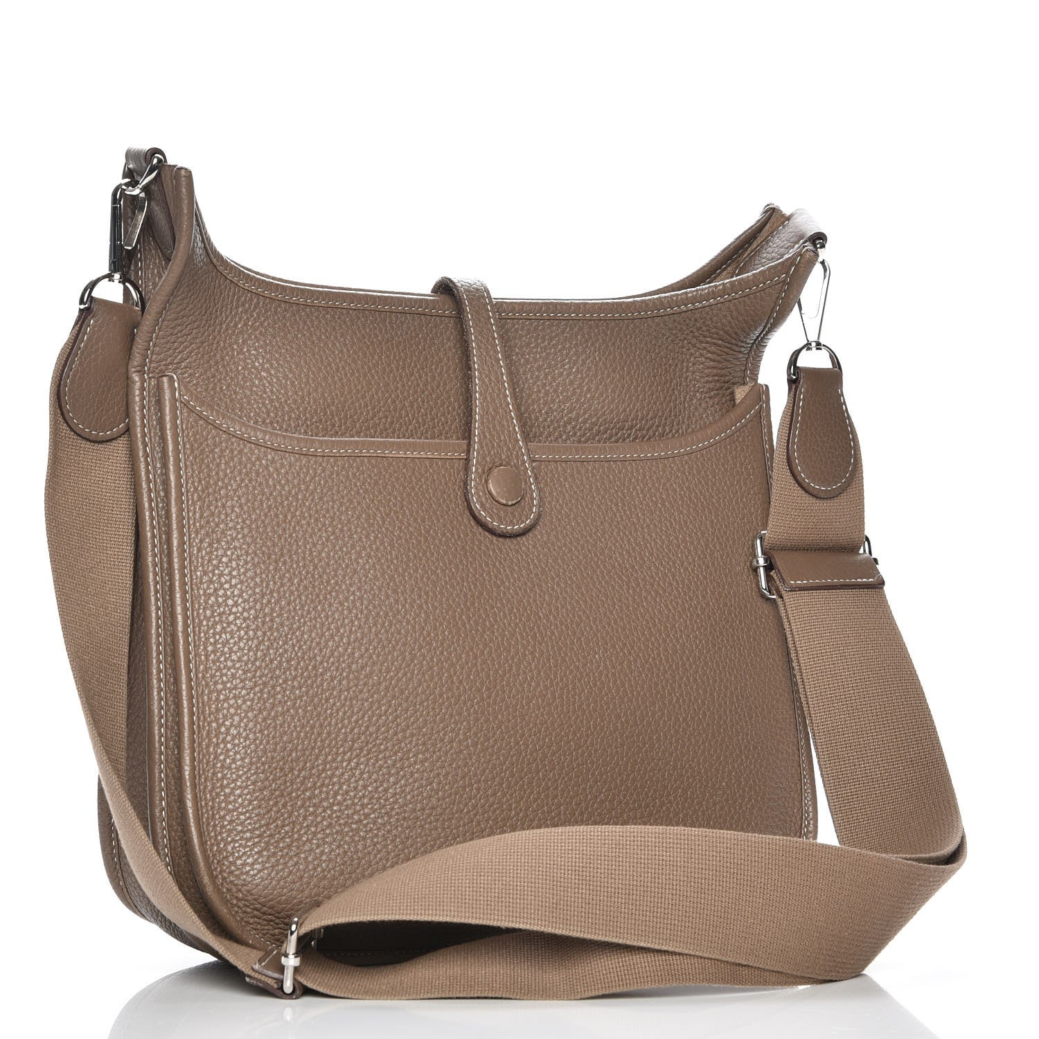 Hermes Taurillon Clemence Evelyne III PM Etoupe 3 of 10