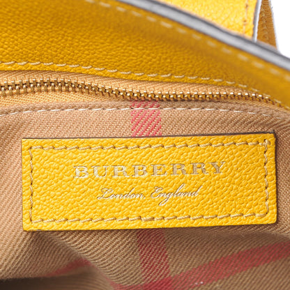 Burberry Soft Grain Calfskin Small Buckle Tote Bright Straw 8 of 10