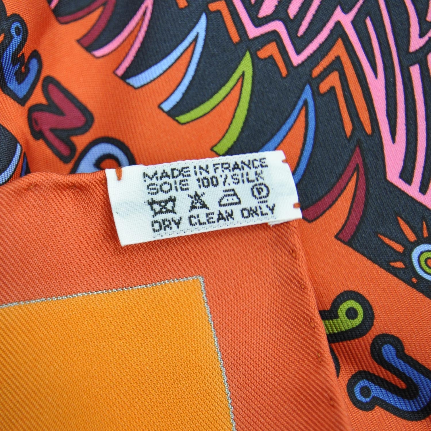 Hermes Silk Legende Kuna de Peuple Panama Scarf 90 7 of 7