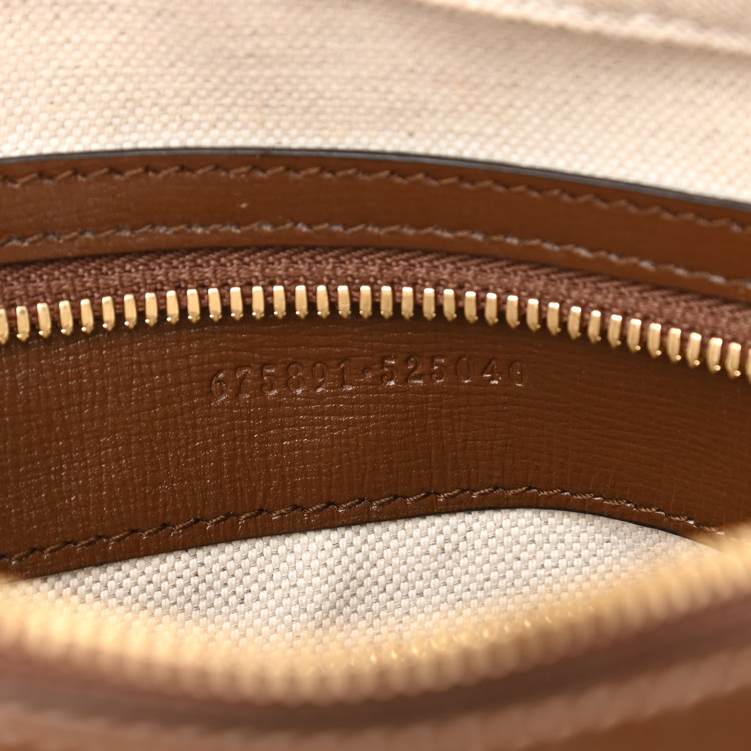 Gucci GG Supreme Monogram Azalea Calfskin Retro Interlocking G Messenger Shoulder Bag Beige Ebony Brown Sugar 7 of 12