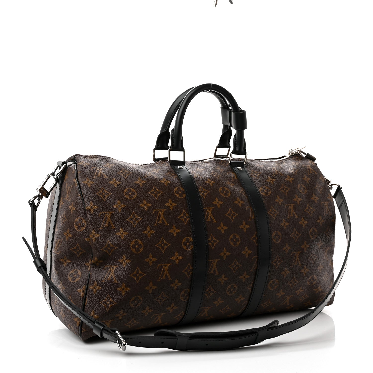 Louis Vuitton Monogram Macassar Keepall Bandouliere 45 2 of 16