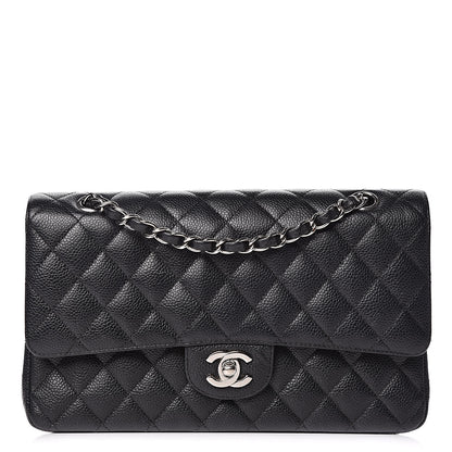 Chanel Caviar Quilted Medium Double Flap Black 1 of 15