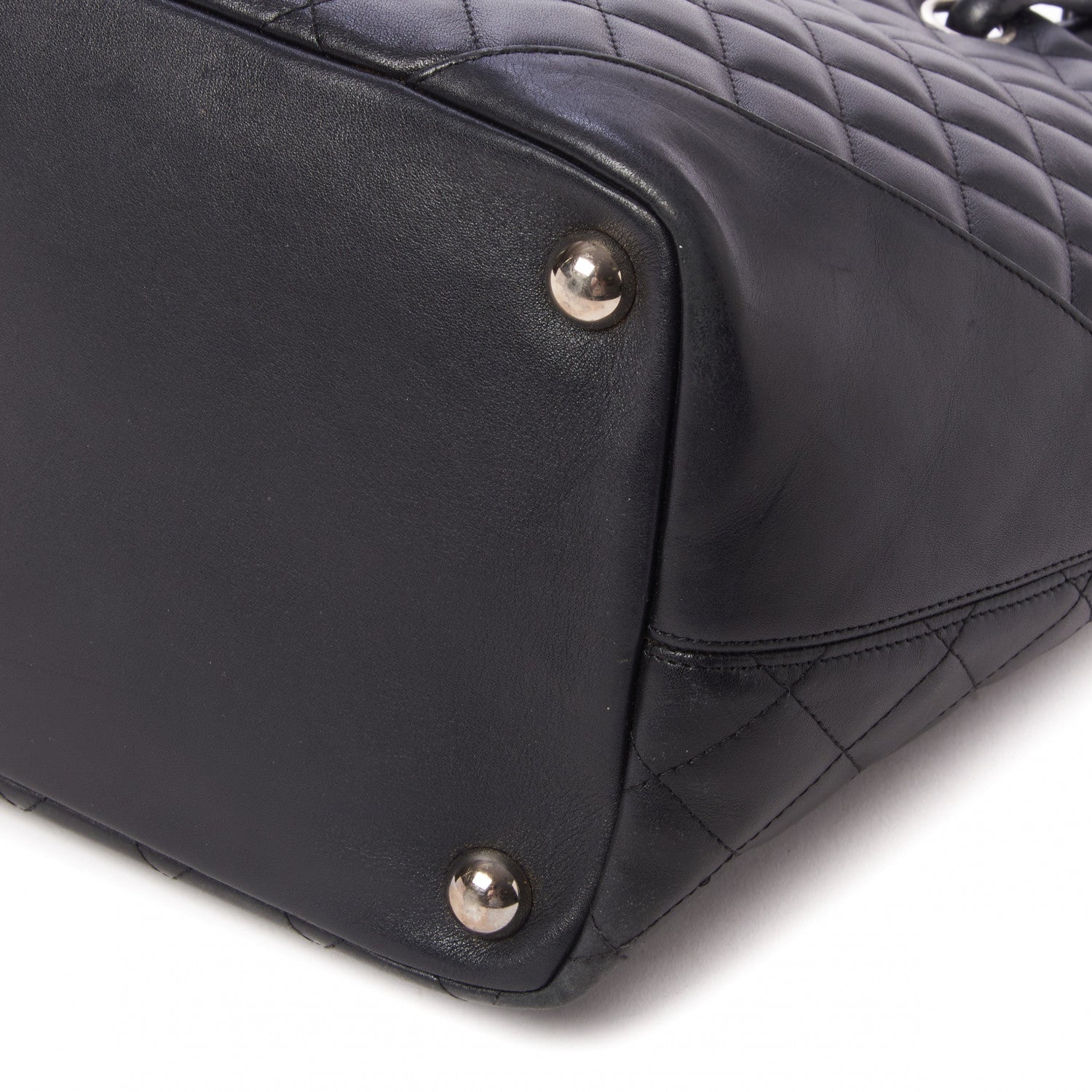 Chanel Calfskin Quilted Large Cambon Tote Black 4 of 9