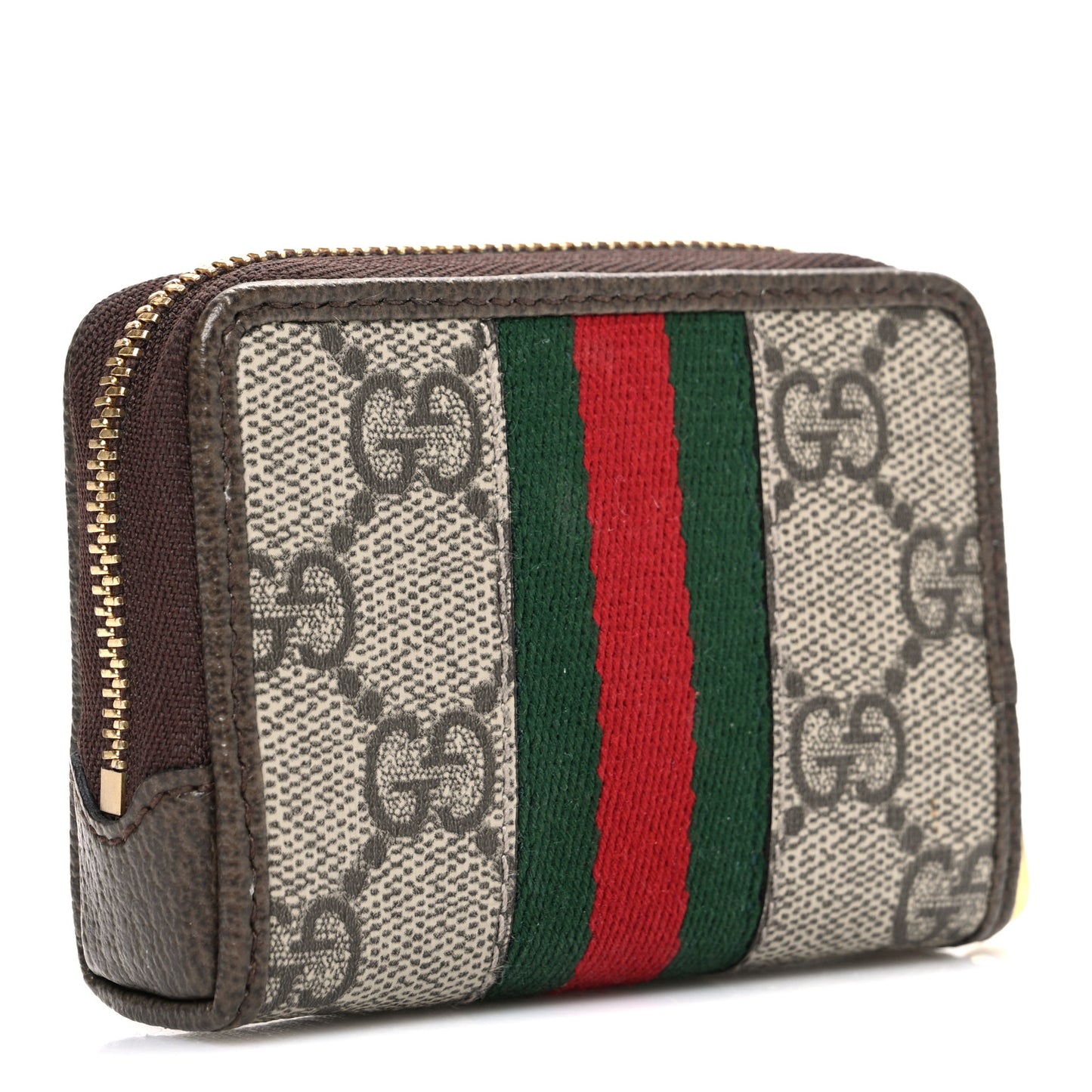 GG Supreme Monogram Web Ophidia Playing Card Case Beige New Acero