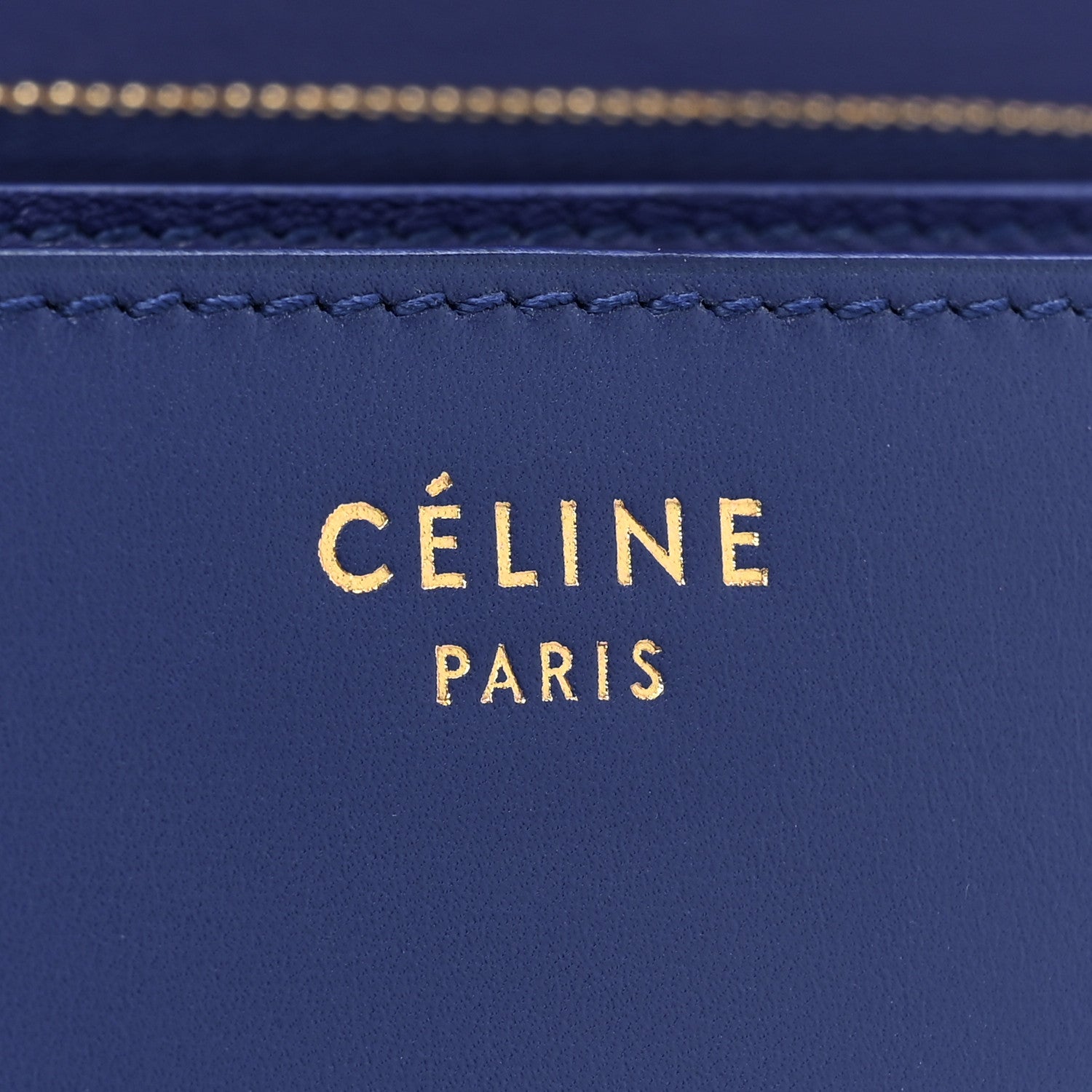 Celine Box Calfskin Medium Classic Box Flap Bag Indigo 7 of 12