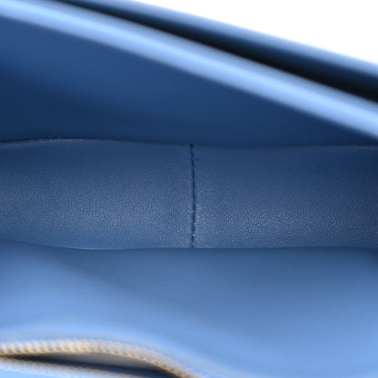Celine Shiny Calfskin Teen Triomphe Azure 5 of 10