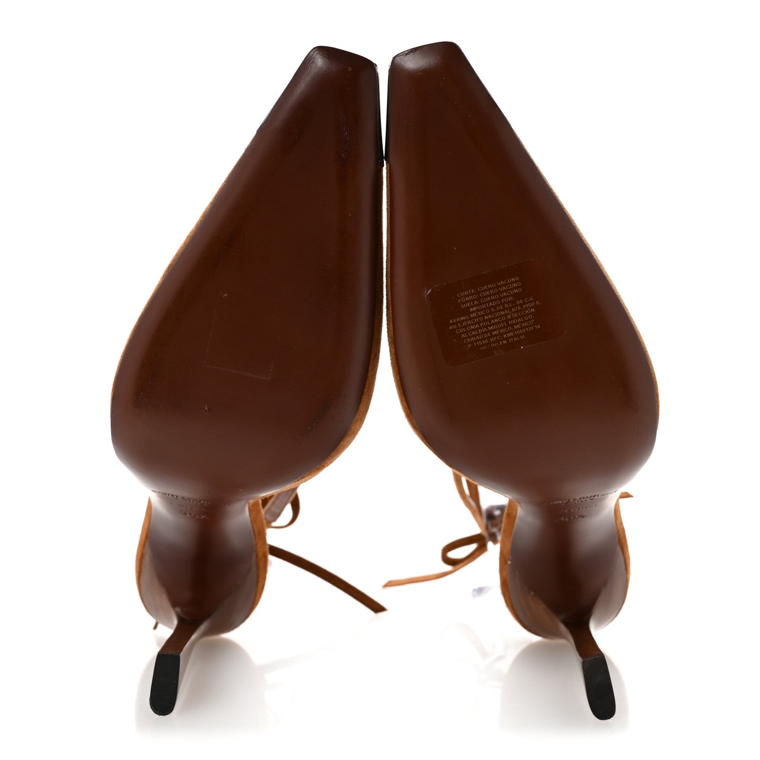 Saint Laurent Suede Blade 105 Slingback Pumps 36.5 Brown 6 of 10