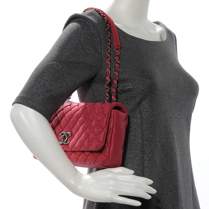 Chanel Iridescent Calfskin Small New Bubble Flap Fuchsia 2 of 8