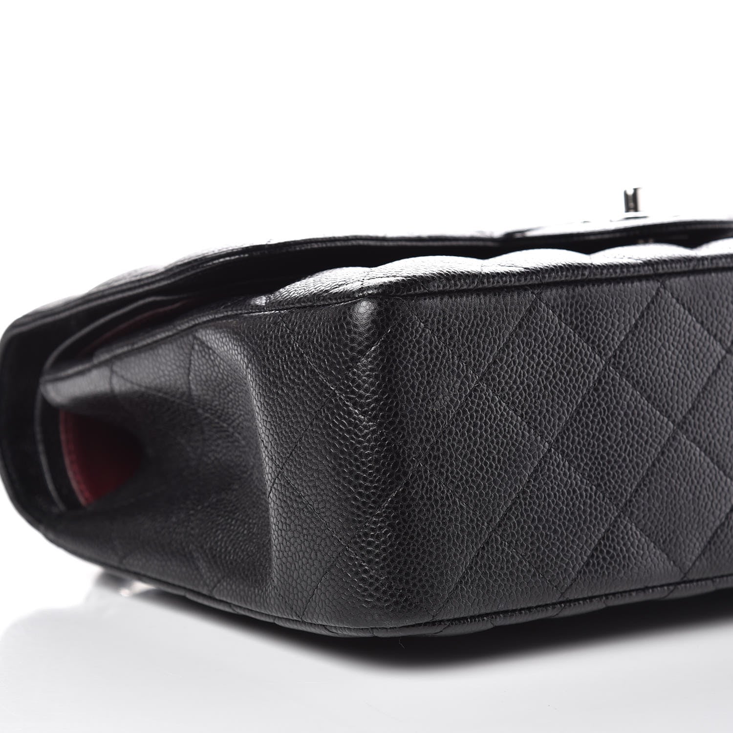 Chanel Caviar Quilted Jumbo Double Flap Black 8 of 9