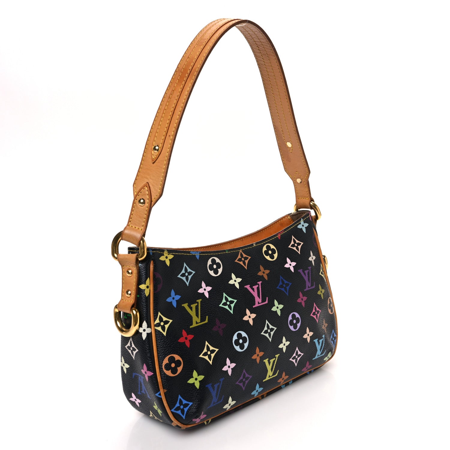 Louis Vuitton Monogram Multicolor Lodge PM Black 3 of 11