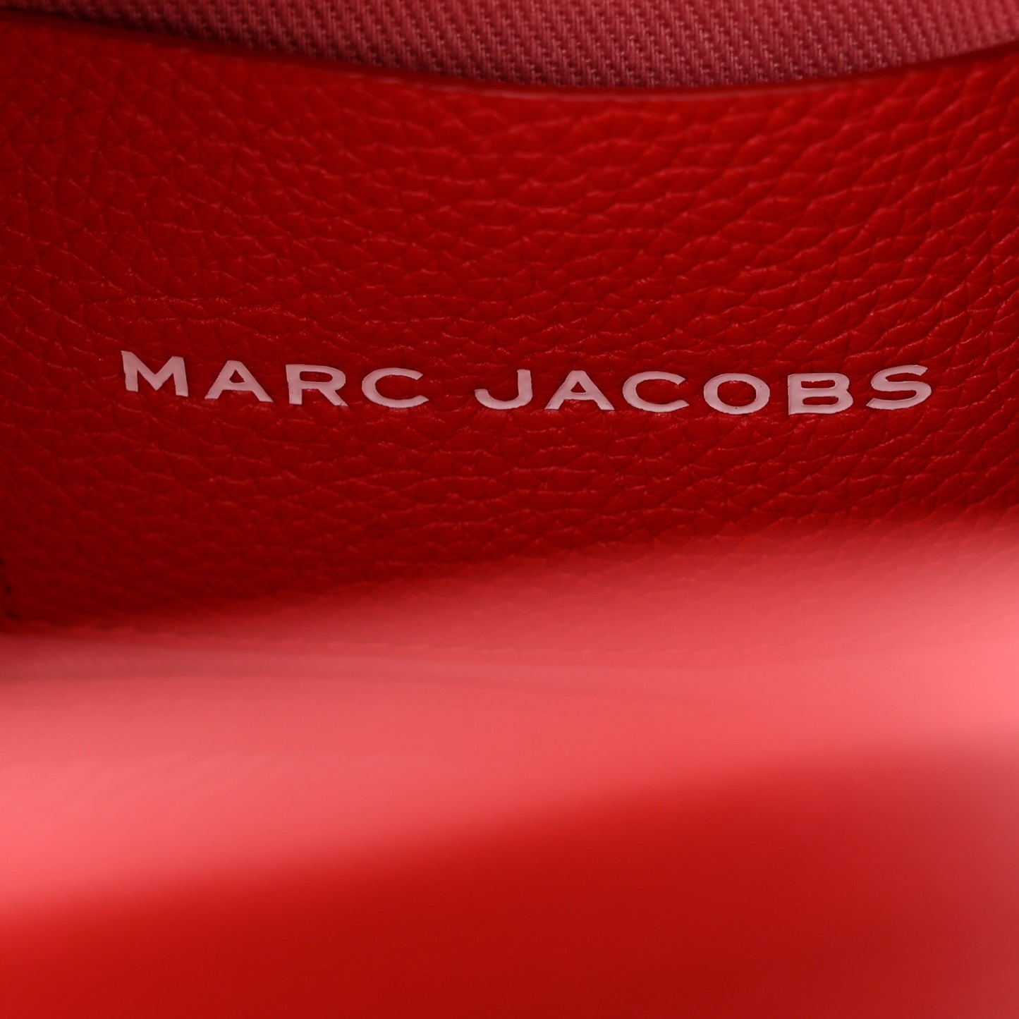 Grained Calfskin Small The Tote Bag Red