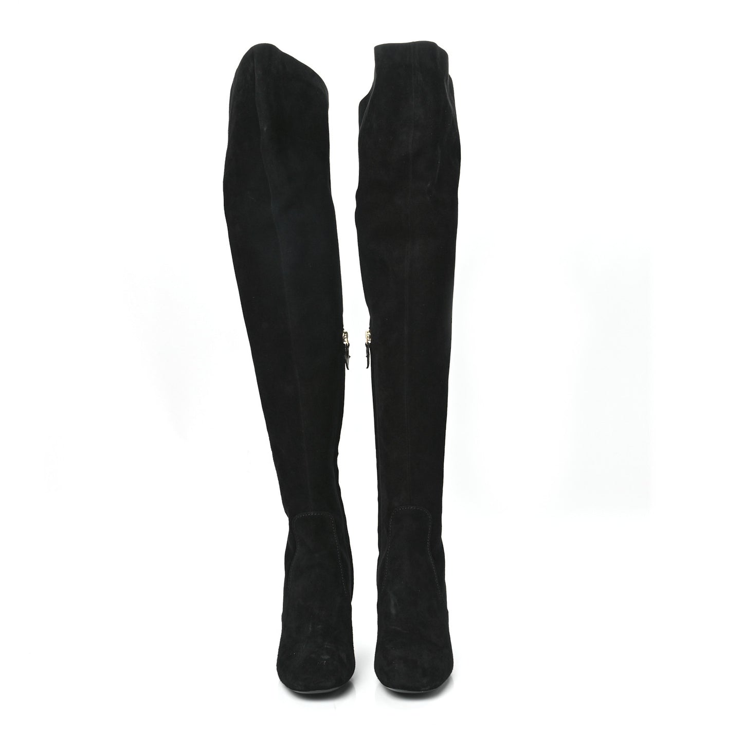 Suede Skyline Thigh High Boots 38.5 Black