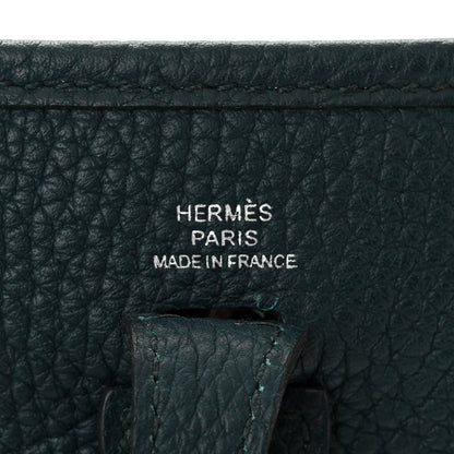 Hermes Taurillon Clemence Amazone Evelyne TPM Vert Cypress 6 of 11