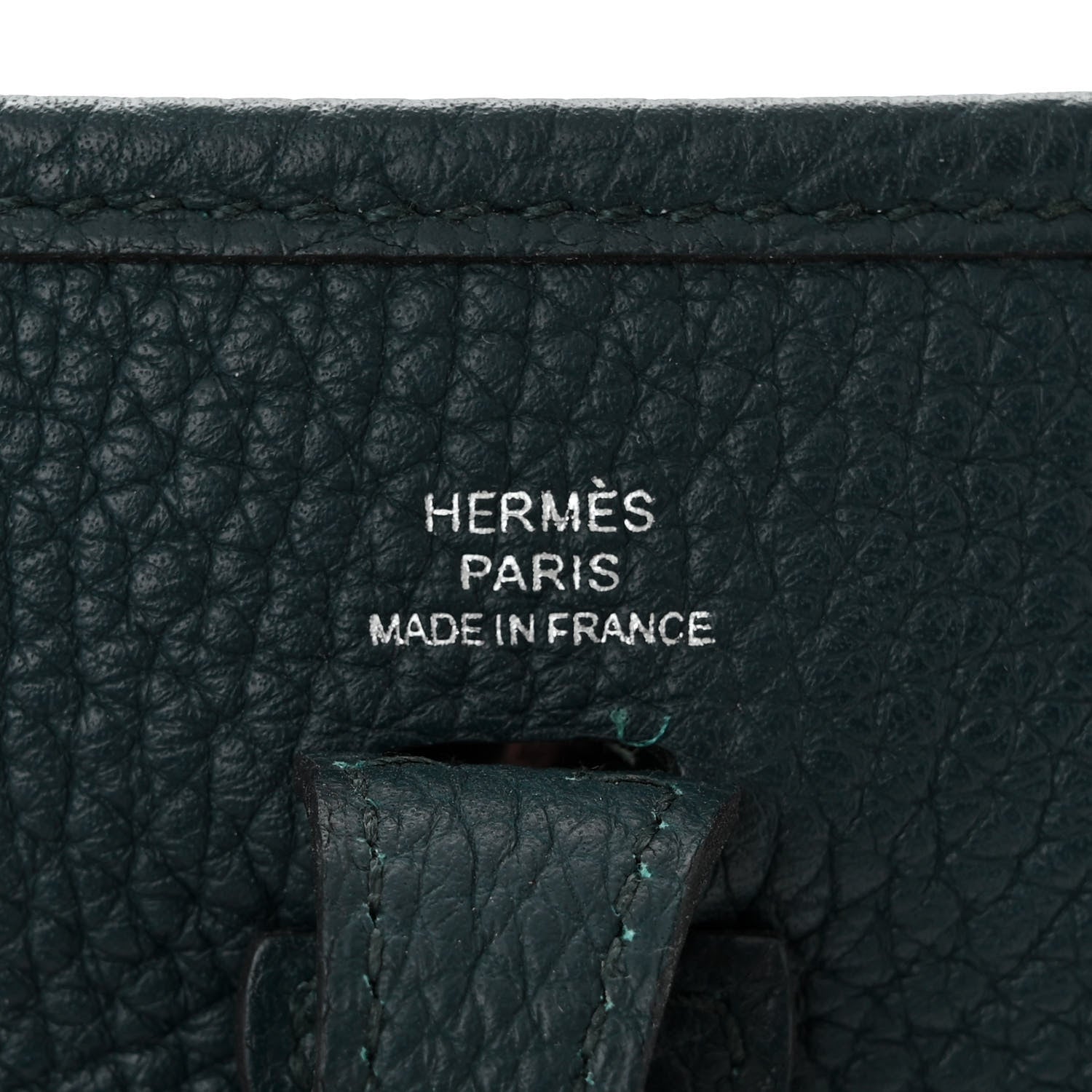 Hermes Taurillon Clemence Amazone Evelyne TPM Vert Cypress 6 of 10