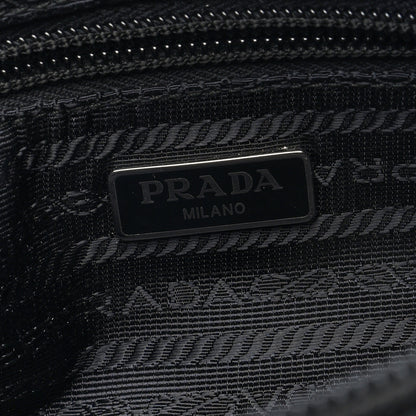 Prada Re-Nylon Vela Saffiano Wristlet Black 6 of 7