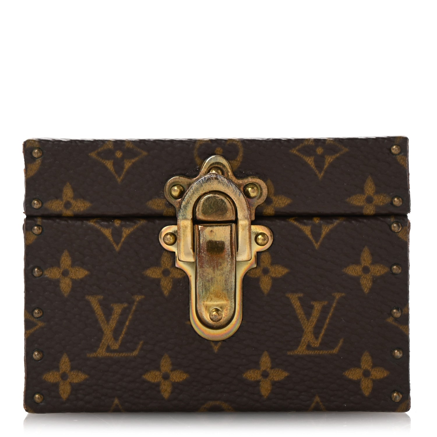 Louis Vuitton Monogram Ring Box Mini Trunk Case 1 of 8