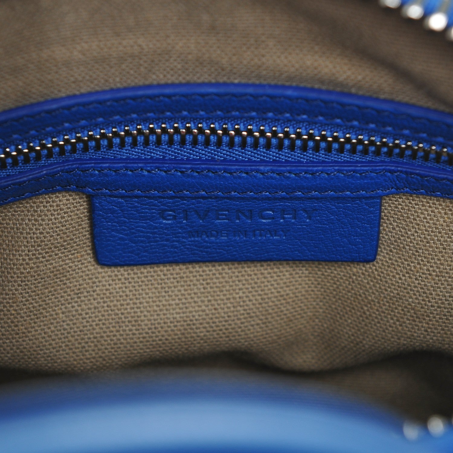 Givenchy Sugar Goatskin Mini Antigona Indigo Blue 6 of 6
