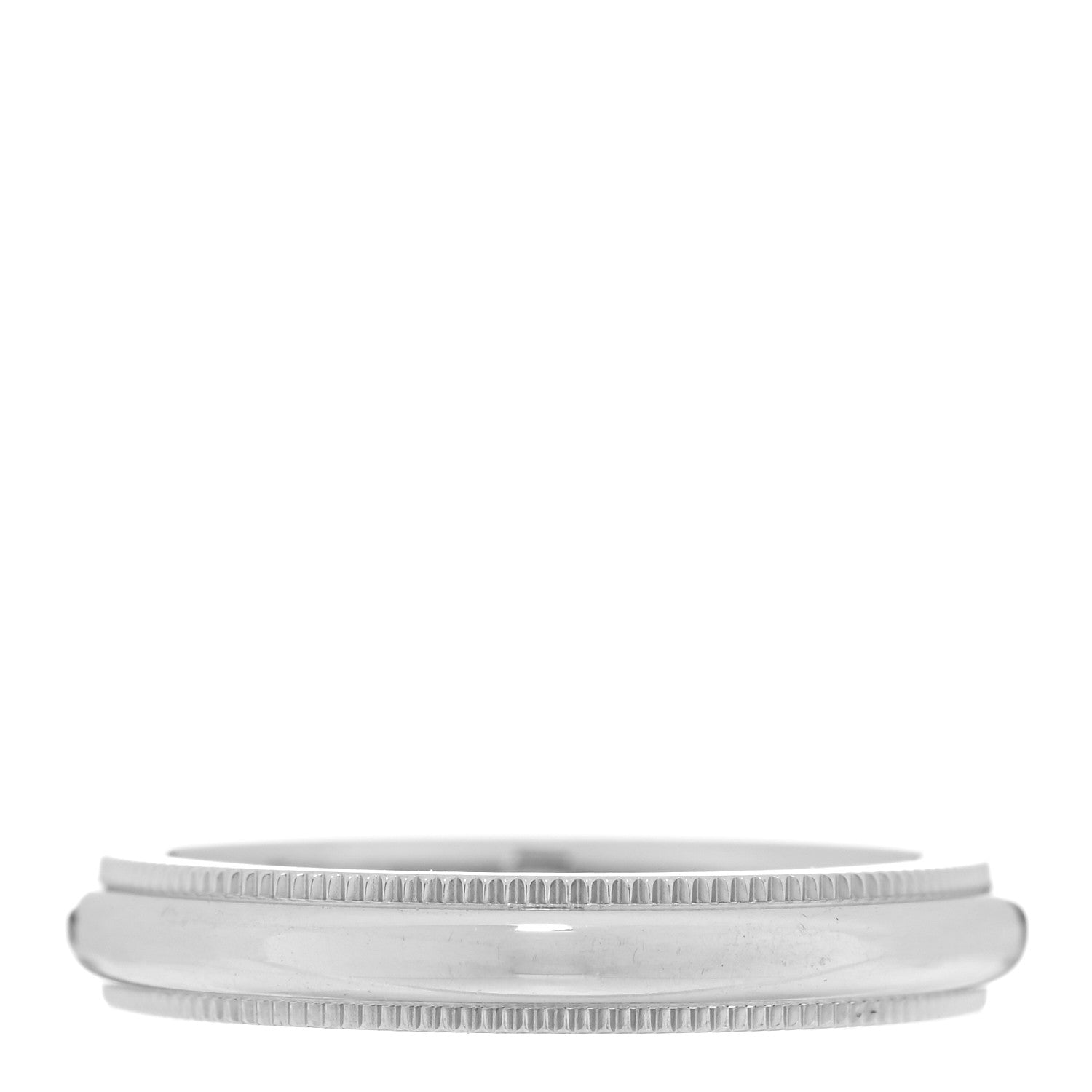 Tiffany Platinum 3mm Together Milgrain Wedding Band Ring 47 4.25 1 of 5
