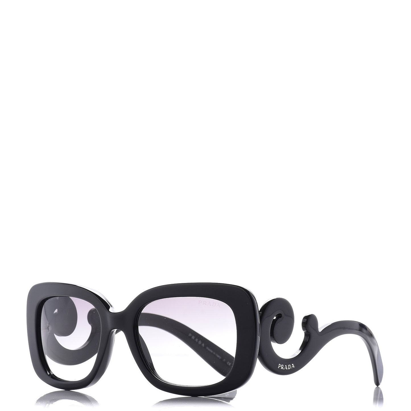 Acetate Baroque Sunglasses SPR 27O Black