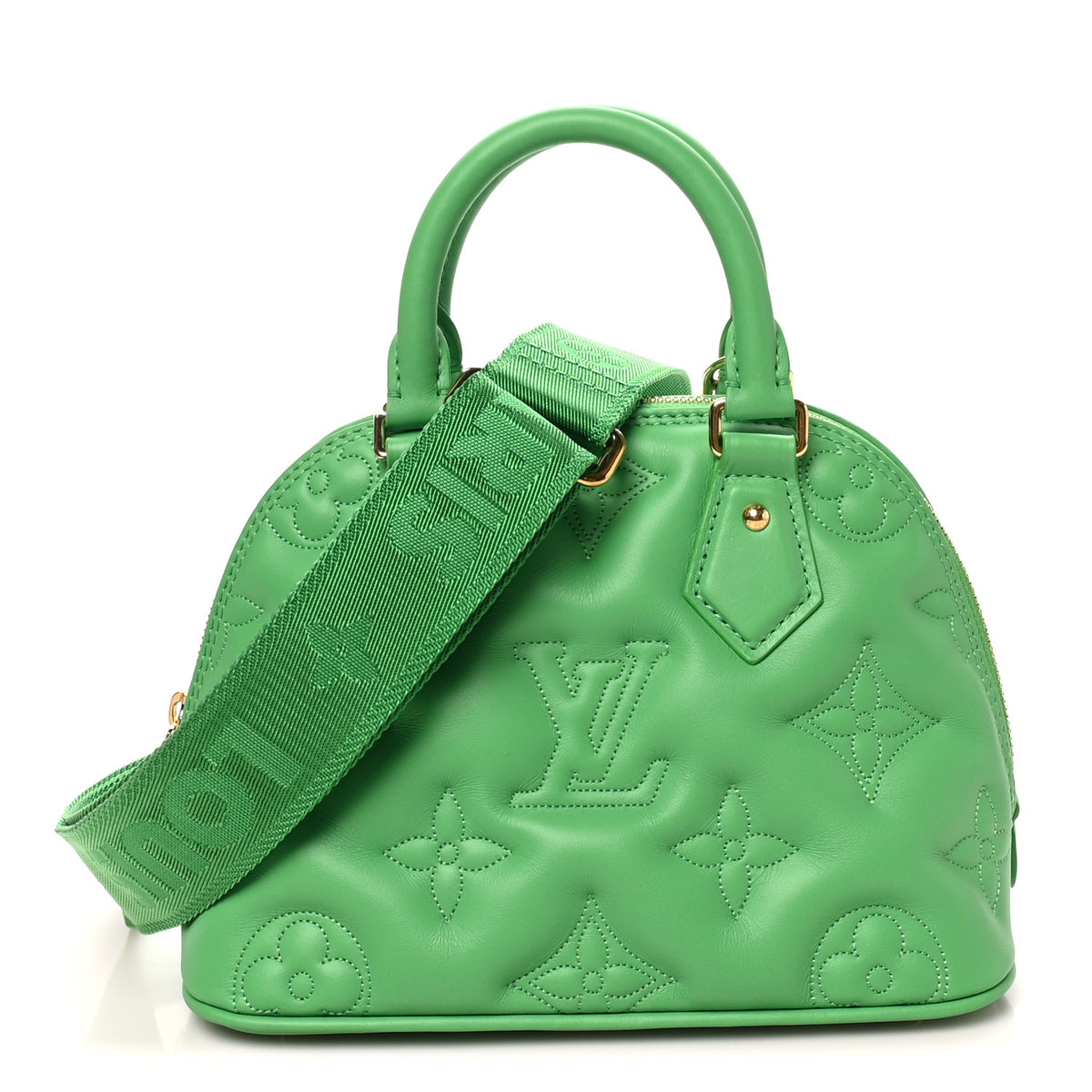 Calfskin Bubblegram Alma BB Basilic
