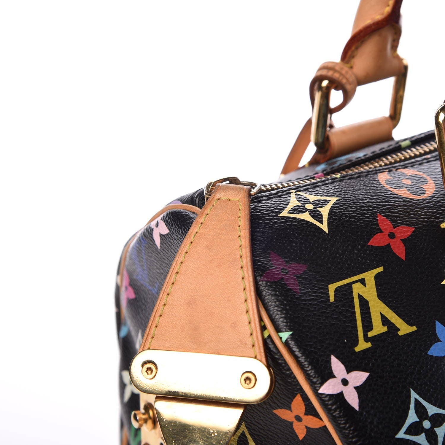 Louis Vuitton Monogram Multicolor Speedy 30 Black 9 of 9