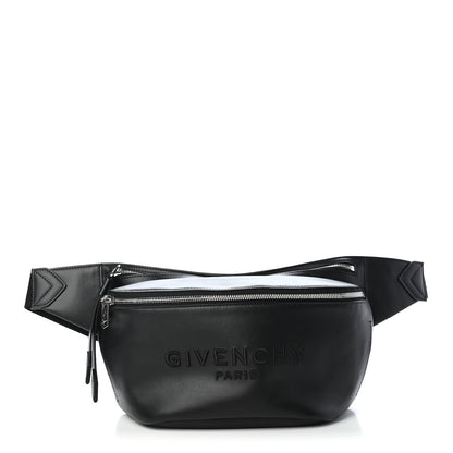 Givenchy Calfskin Logo Belt Bag Black 1 of 9
