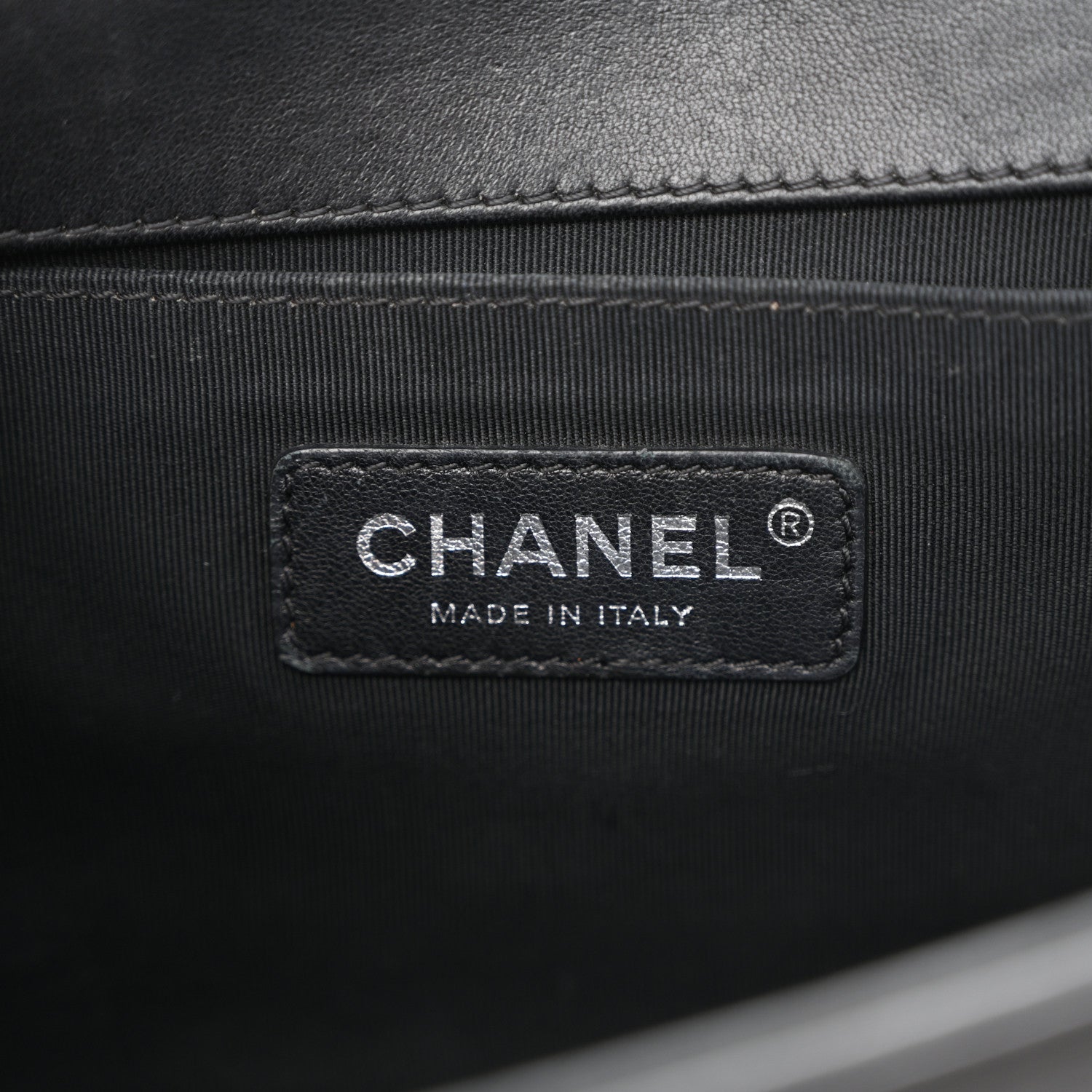 Chanel Lambskin Quilted Medium Boy Flap Black 6 of 10