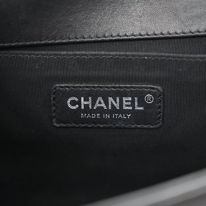 Chanel Lambskin Quilted Medium Boy Flap Black 6 of 10