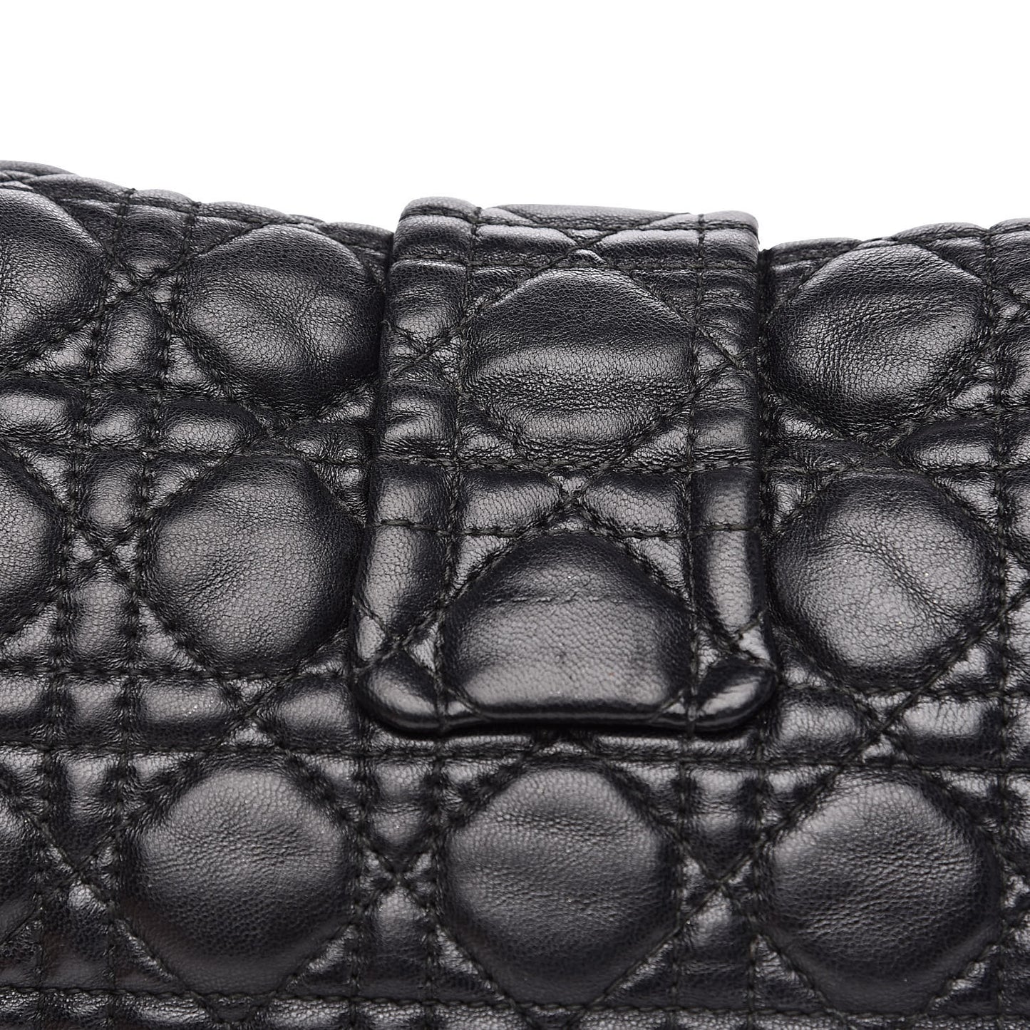 Lambskin Cannage New Lock Flap Black