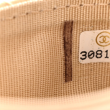 Chanel Lambskin Quilted Chanel 19 Card Holder Beige 8 of 8