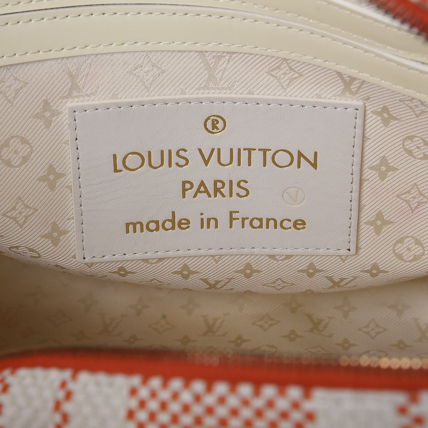Woven Street Shopper PM Orange