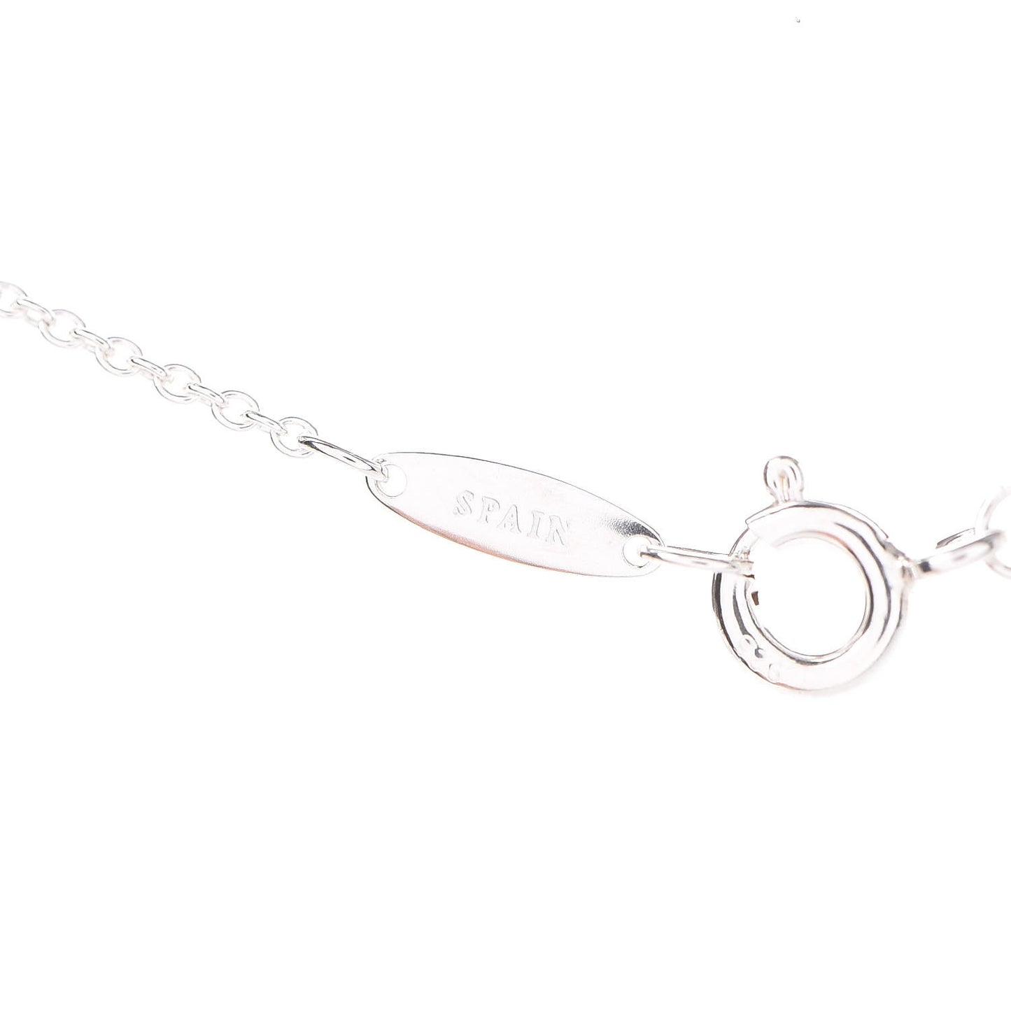 Sterling Silver Diamond .10ct Elsa Peretti Diamonds by the Yard Pendant Necklace