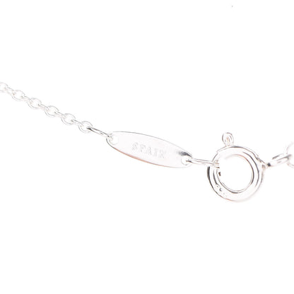 Tiffany Sterling Silver Diamond .10ct Elsa Peretti Diamonds by the Yard Pendant Necklace 5 of 9