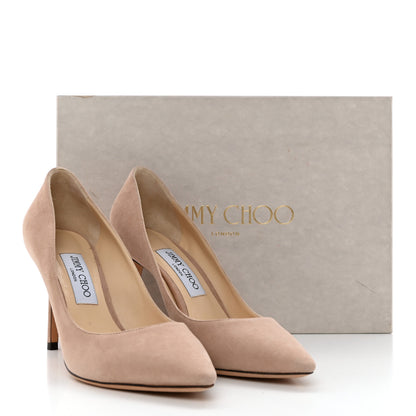 Jimmy Choo Suede Romy 85 Pumps 39 Ballet Pink 11 of 11