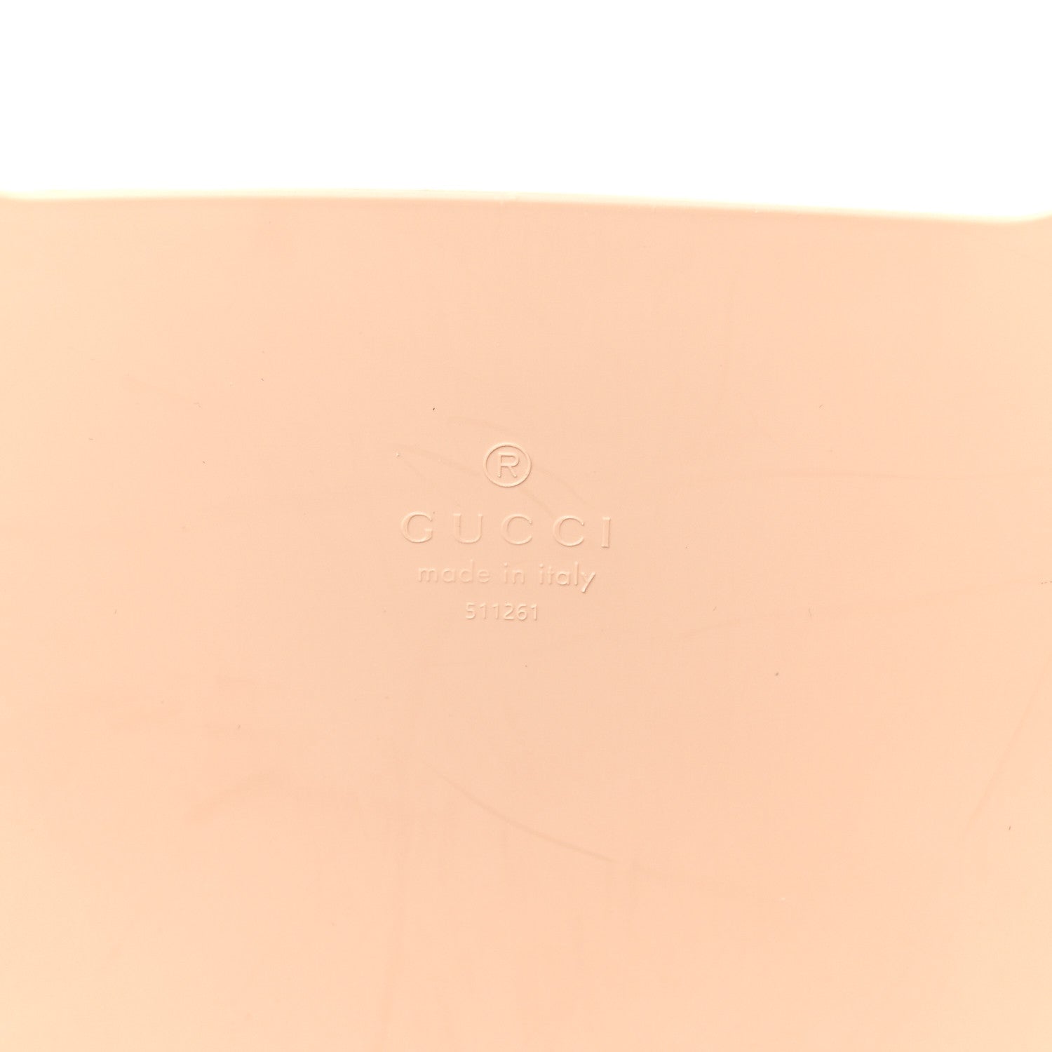 Gucci Rubber Oversized Logo Tote Rosa 6 of 9