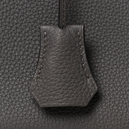 Hermes Togo Birkin 25 Etain 33 of 35