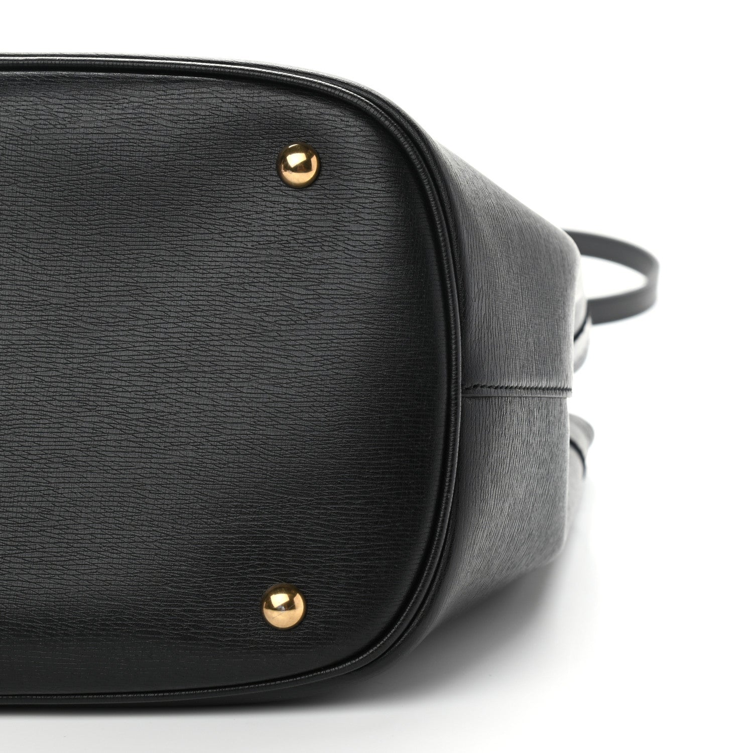 Gucci Textured Calfskin Large Bright Bit Tote Black 8 of 12