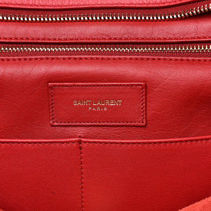 Saint Laurent Calfskin Medium Classic Y Cabas Red 5 of 10