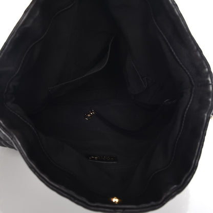 Chanel Calfskin Quilted Large Chain Me Hobo Black 5 of 8