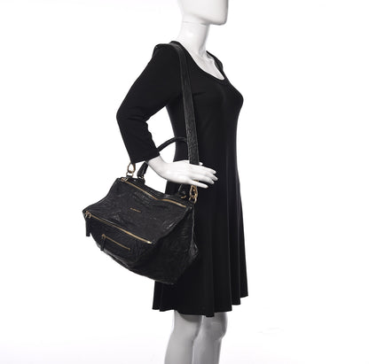 Givenchy Tumbled Sheepskin Medium Pandora Bag Black 2 of 9