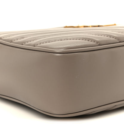 Saint Laurent Calfskin Matelasse Monogram Lou Camera Bag Greyish Brown 9 of 10