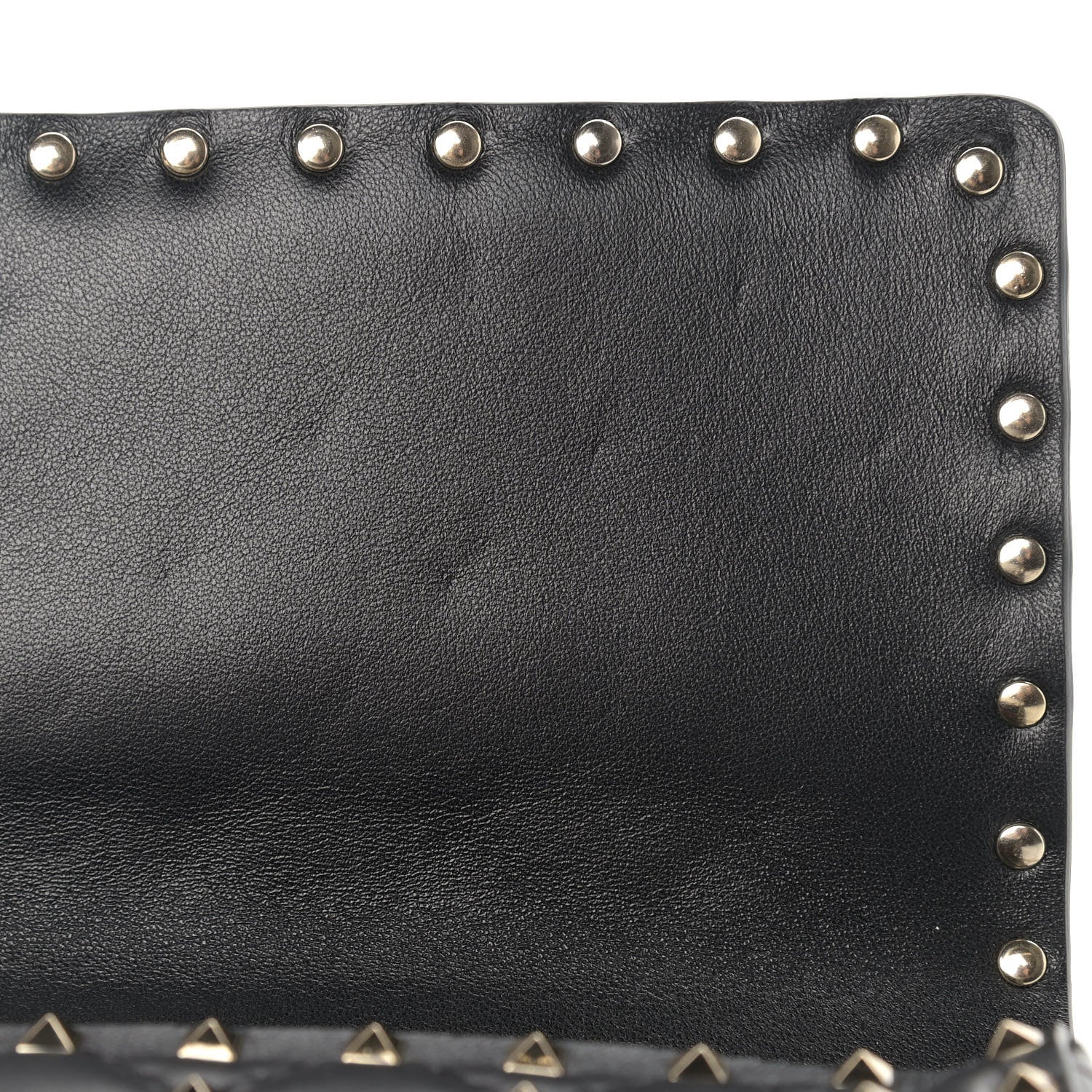 Valentino Garavani Lambskin Large Rockstud Spike Shoulder Bag Black 10 of 12