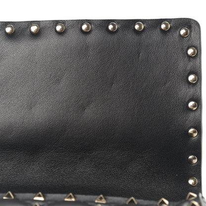 Valentino Garavani Lambskin Large Rockstud Spike Shoulder Bag Black 10 of 12