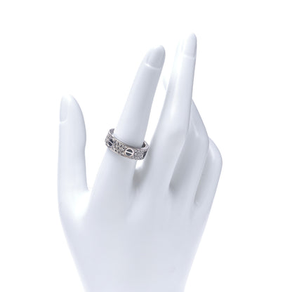 Cartier 18K White Gold Diamond Ceramic LOVE Paved Ring 57 8 2 of 7